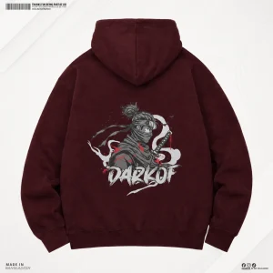 Man Premium Hoodie NinjaX - Maroon